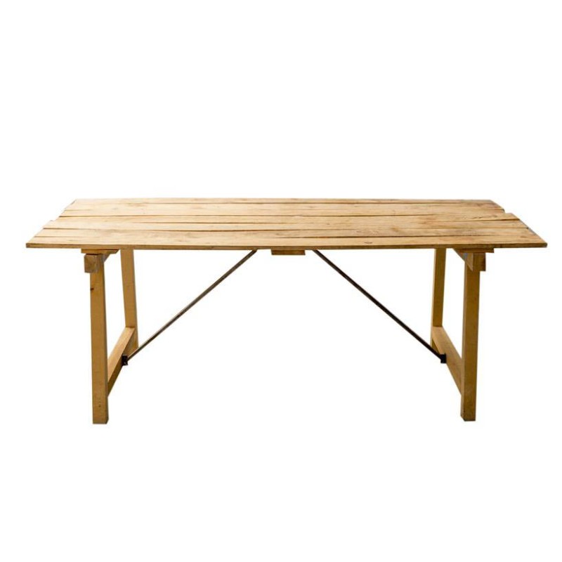 Mesa madera natural patas