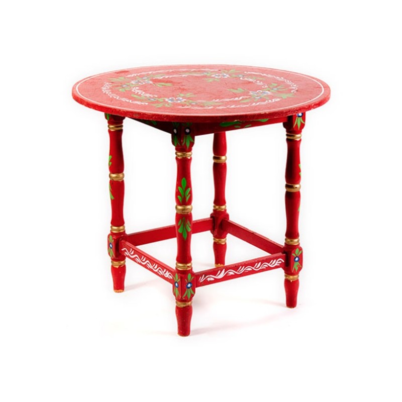 Mesa Sevillana Roja 55Ø