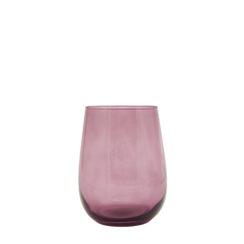 Vaso 475cc ahumado rosa