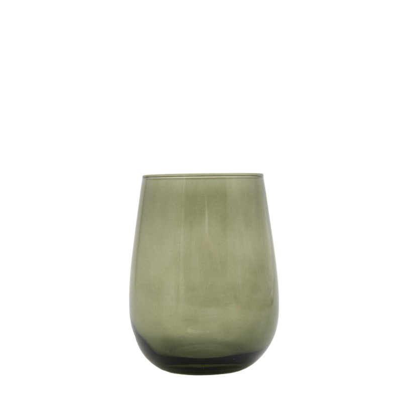 Vaso 475cc ahumado verde