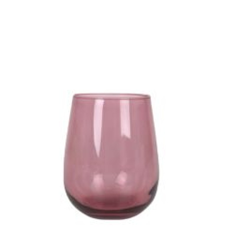 Vaso 360cc ahumado ROSA